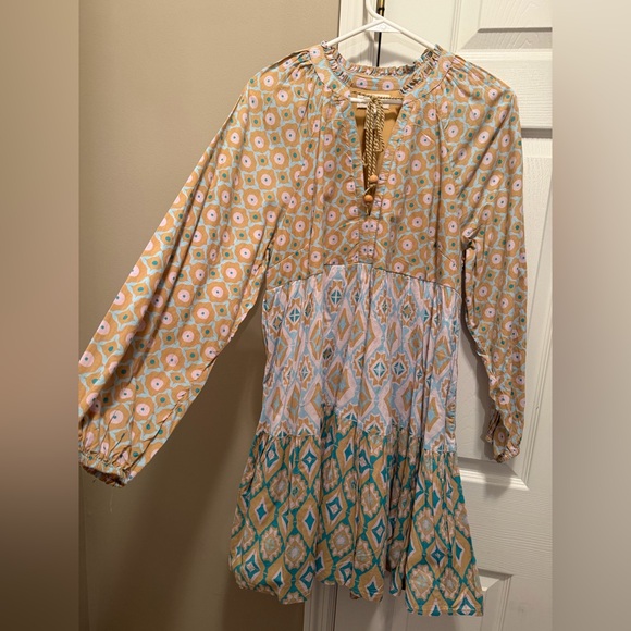 Jessica Simpson Multi-Color Patterned Mini Dress - Picture 3 of 6